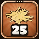 25 Straw